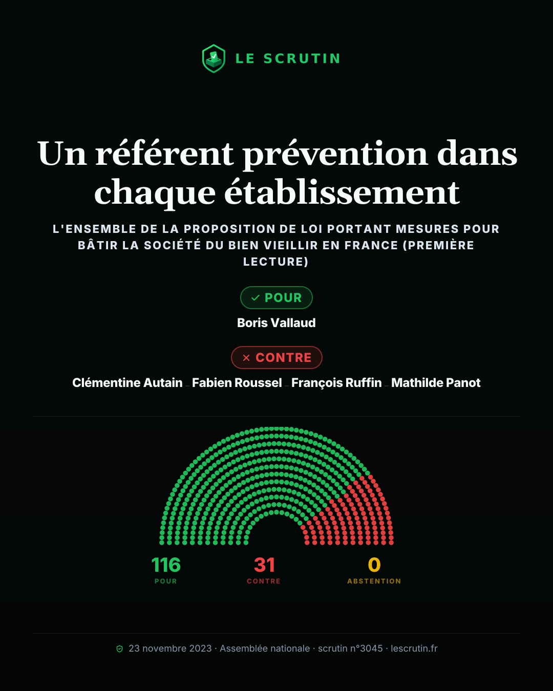 Visuel : Un référent prévention dans chaque établissement