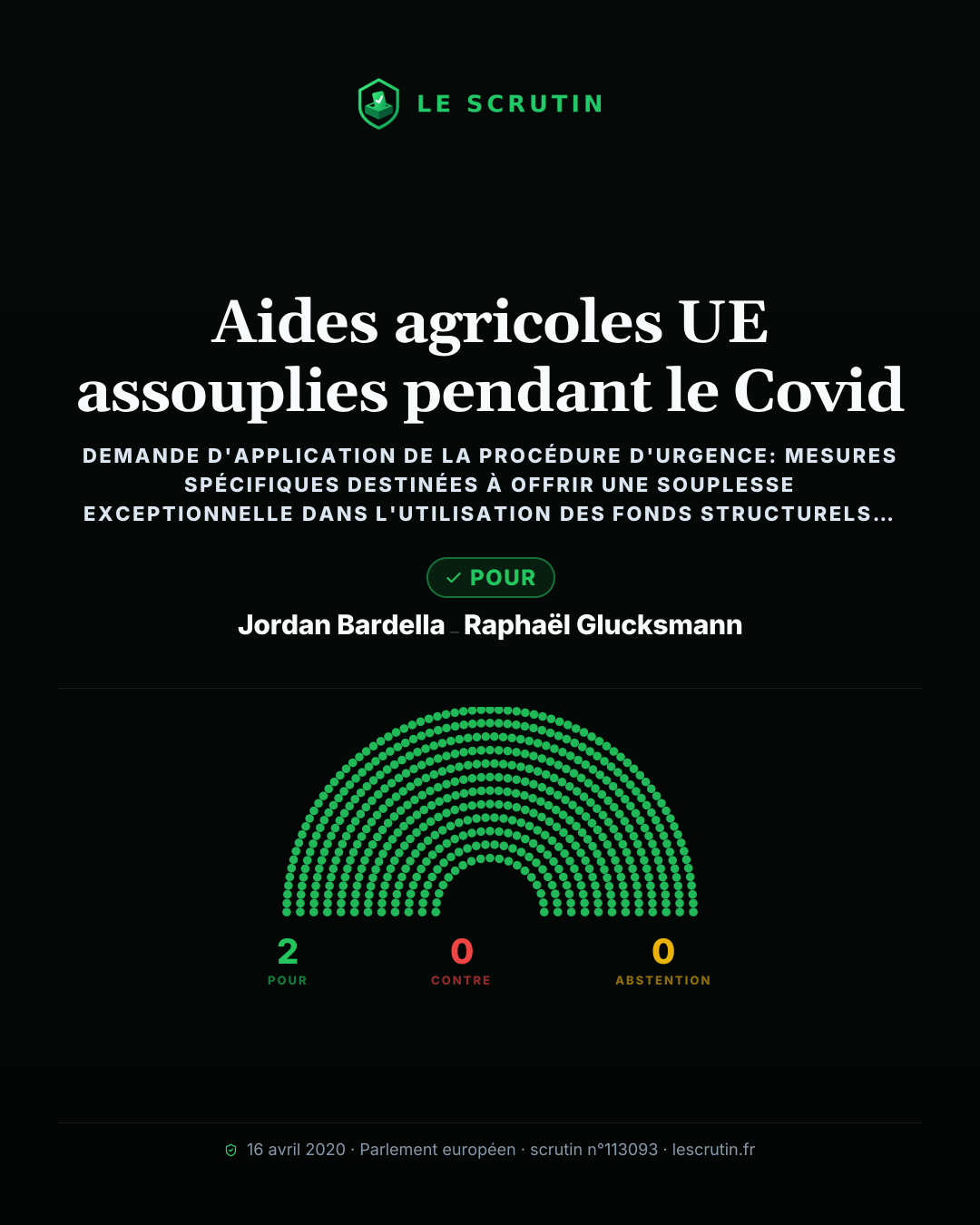 Visuel : Aides agricoles UE assouplies pendant le Covid
