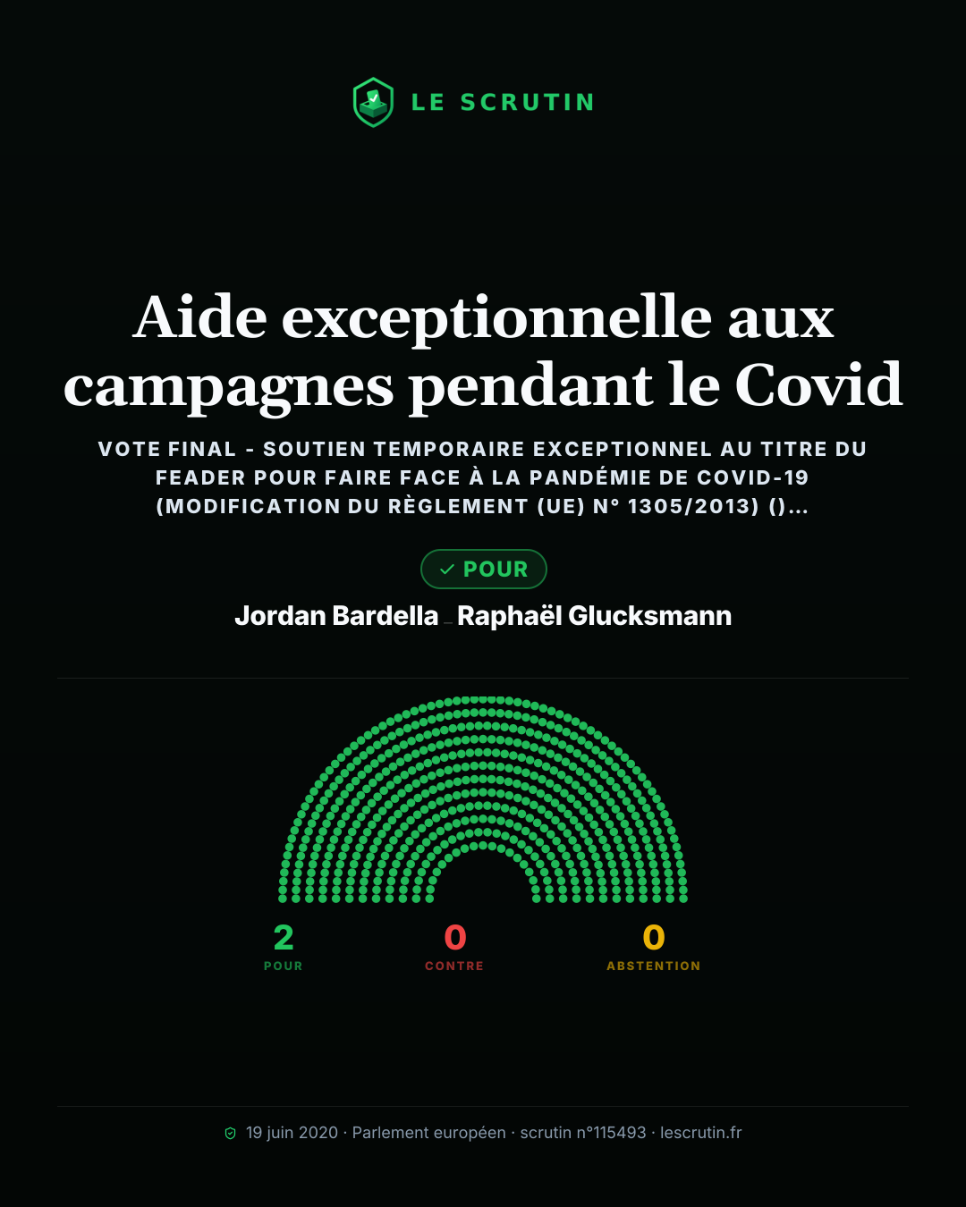 Visuel : Aide exceptionnelle aux campagnes pendant le Covid